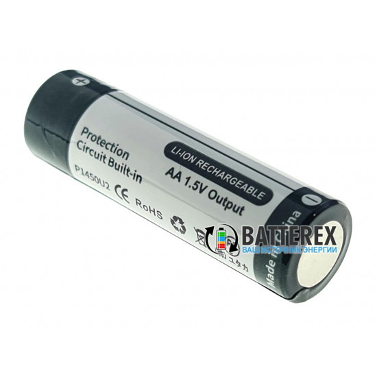 Литиевый АА аккумулятор Li-ion 1.5V Keeppower 2260mah с зарядкой от USB