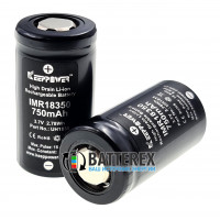 18350 Keeppower IMR 750mah 3,7V 8/15A высокотоковый