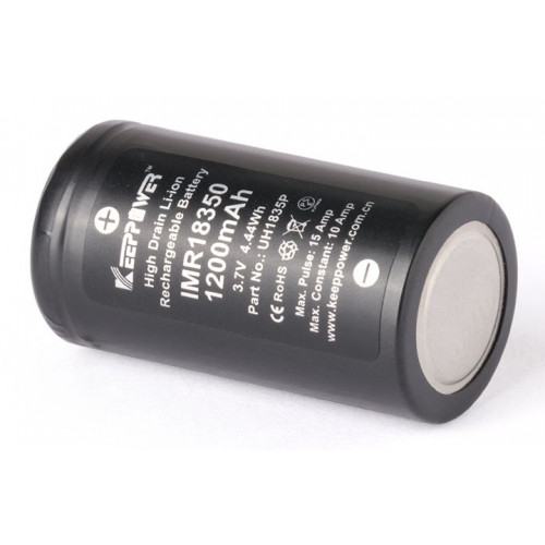18350 Keeppower IMR 1200mah 3,7V 10A высокотоковый