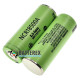 Аккумулятор Li-ion 18500 Panasonic NCR18500A 2040mah 3.6V 5A без платы защиты