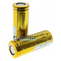 18500 Vapcell INR L22 2200mah 3.7V 4A без захисту