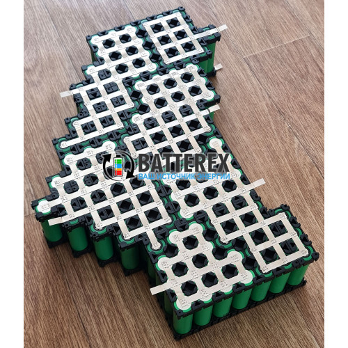 Сборка 10S 13P 36V 40,5Ah из 130-ти аккумуляторов 18650 Sony/Murata VTC6 для велосипеда