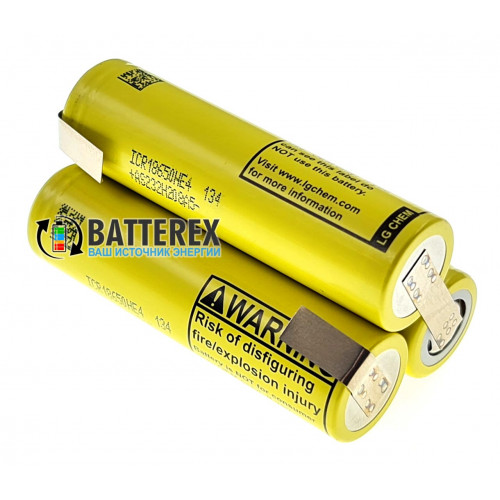 Сборка 3S 11.1-12.6V 20A 2500mah из 3х аккумуляторов 18650 LG HE4 для шуруповёрта (треугольная)