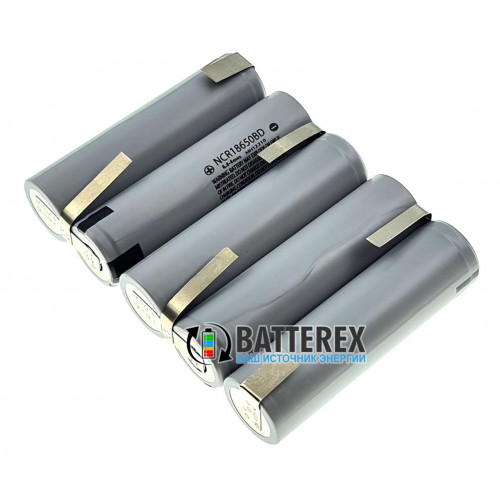 Сборка 5S 18.5-21V 10A 3200mah из 5 аккумуляторов 18650 Panasonic NCR18650BD 3200mah