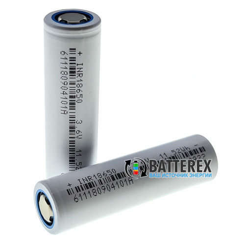 18650 DLG INR18650-320 3200mAh 3.6V постійний струм до 6.4A
