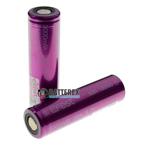 18650 Efest IMR 3000mah 20/35A 3,7V высокотоковый