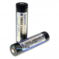 18650 KeepPower 3400mah 3,7V с защитой + бокс к каждым 2м аккумуляторам