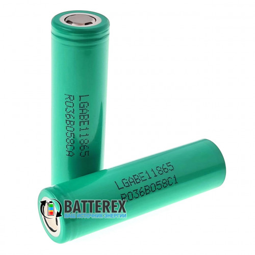 18650 LG E1 3200mah 5A - підвищена напруга 3,75/4,35V - оригінал Корея