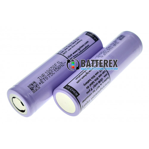 18650 LG INR18650 F1L 3350mah 4,8A 3,7V - Оригинал - 2020 год