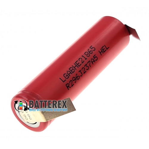 18650 LG HE2 2500mah 20A 3,7V високострумовий під пайку - оригінал Корея