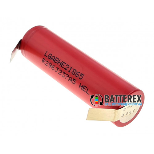 18650 LG HE2 2500mah 20A 3,7V високострумовий під пайку - оригінал Корея
