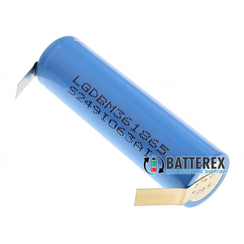 18650 LG INR18650 M36 3600mah 3,7V 10A под пайку - оригинал, Корея
