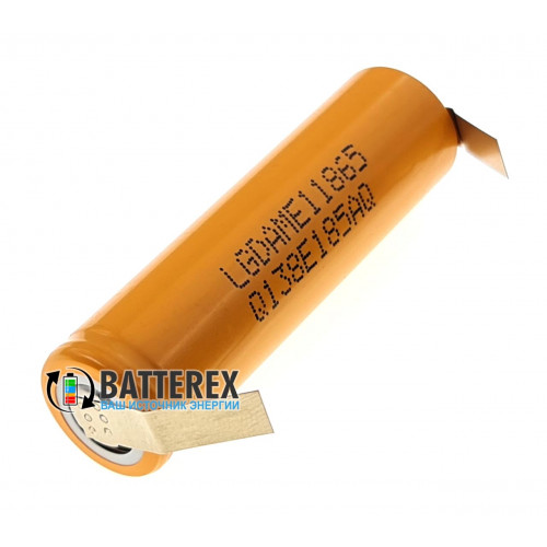18650 LG ME1 2100mah 3,75V 4,2A под пайку - оригинал Корея