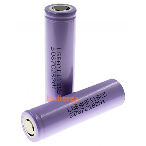 18650 LG INR18650 MF1 2150mah 3,6V 10A - оригинал, Made in Korea - 2019 год
