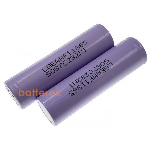 18650 LG INR18650 MF1 2150mah 3,6V 10A - оригинал, Made in Korea - 2019 год