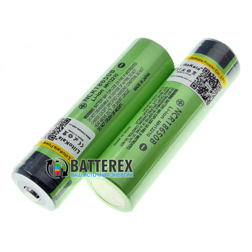 18650 Liitokala Lii-34B-JT 3400mah 3,7V Button Top с выпуклым контактом плюс (для фонарей)
