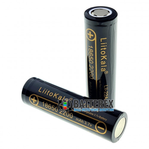 18650 Liitokala Lii-22A ICR 2200mah 3.7V 10A