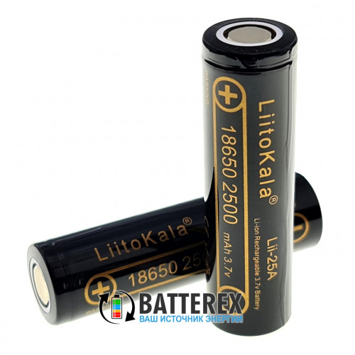 18650 Liitokala Lii-25A INR 2500mah 3.7V 15/20A высокотоковый (аналог Samsung 25R)