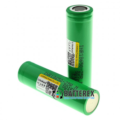 18650 Liitokala Lii-25R 2500mAh 3.7V 15/20A высокотоковый