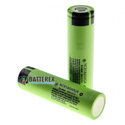 18650 Panasonic NCR18650GA 3500mah 3,6V 10A - Оригинал - 2021 год
