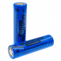 18650 Quantum ICR18650 2200mah 3.7V 2A Flat Top