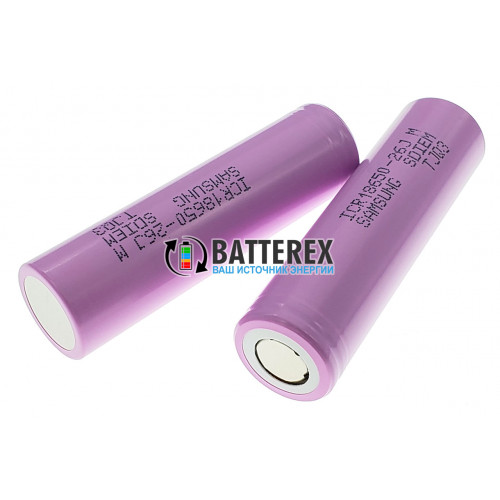 18650 Samsung ICR 26J 2600mah 5,2A - оригинал - 2019 год