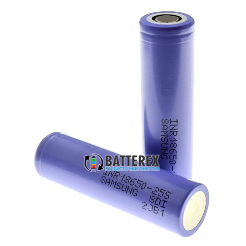 18650 Samsung INR 25S 2500mah 35A высокотоковый (аналог Sony Murata VTC5) - оригинал, Корея