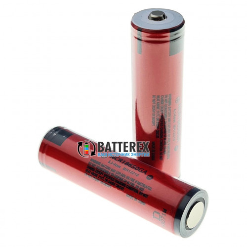 18650 Sanyo NCR18650GA 3500mah 3,7V 10A  Protected с защитой