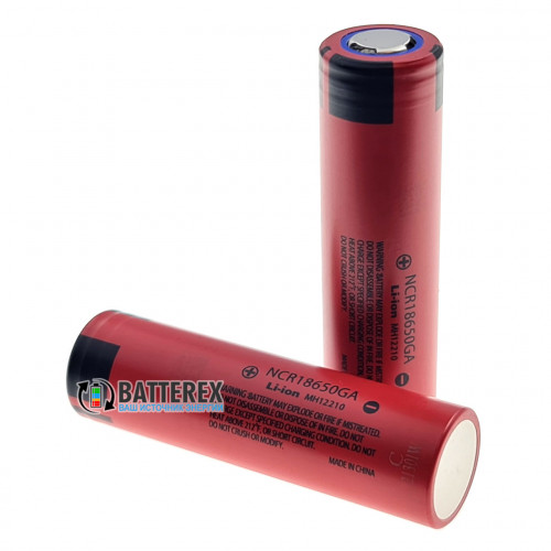 18650 Sanyo NCR18650GA 3500mah 3,7V 10A - Оригінал - 2022 р.
