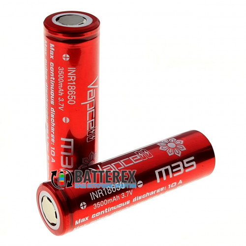 18650 Vapcell INR M35 3500mah 3.7V 10/25A высокотоковый