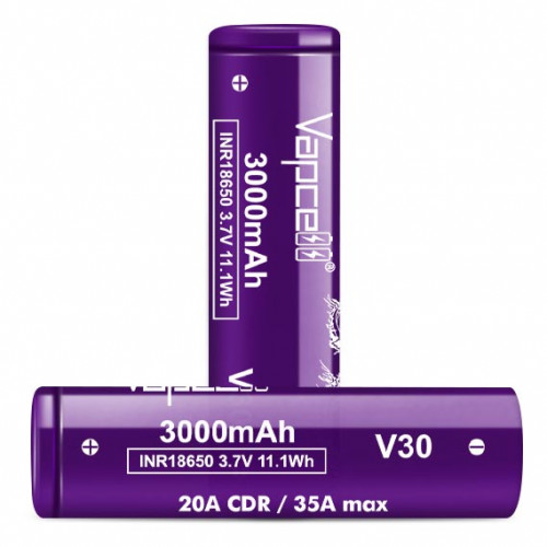 18650 Vapcell INR V30 3000mah 3.7V 20A высокотоковый