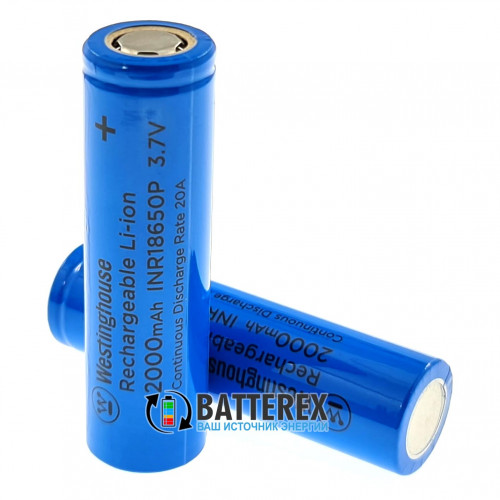 18650 Westinghouse INR18650P 2000mah 3.7V 20A высокотоковый - 2021 год