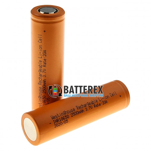18650 Westinghouse INR18650 2500mah 3.7V 20A высокотоковый