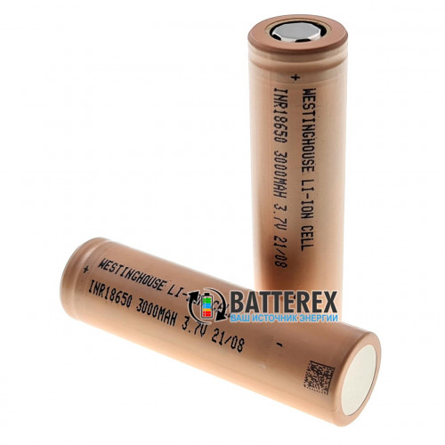 18650 Westinghouse INR18650 3000mah 3.7V 15A высокотоковый (аналог Samsung 30Q)