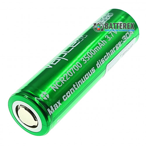 20700 Vapcell INR20700 3500mah 3.7V 30A високотоковий - реальна ємність та токовіддача