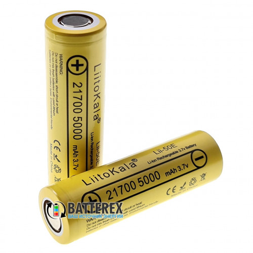 21700 Liitokala Lii-50E 5000mah 3.7V 10A - Оригинал