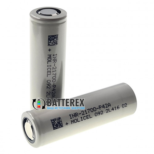 21700 Molicel INR P42A 4200mah 3.6V 45A высокотоковый - реальная ёмкость и токоотдача