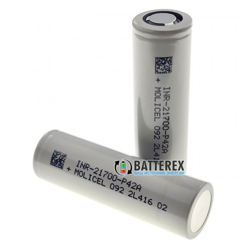 21700 Molicel INR P42A 4200mah 3.6V 45A высокотоковый - реальная ёмкость и токоотдача