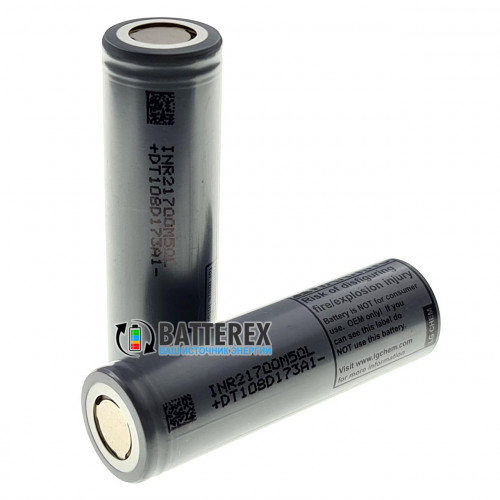 21700 LG INR21700 M50L 5000mah 7,2A 3,6V - оригинал - 2020 год