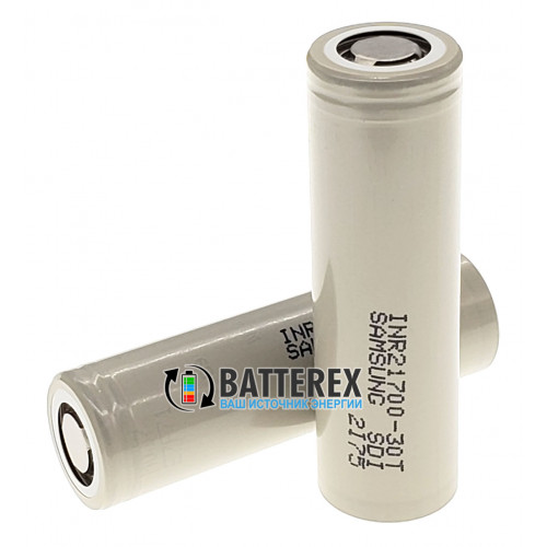 21700 Samsung INR21700-30T SDI 3000mah 35A 3,6V высокотоковый - оригинал