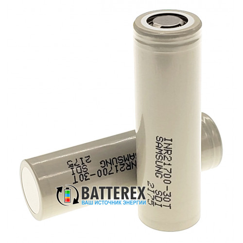 21700 Samsung INR21700-30T SDI 3000mah 35A 3,6V высокотоковый - оригинал