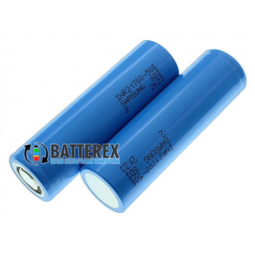 21700 Samsung INR21700-50E SDI 5000mah 9.8A 3.6V - оригинал - 2021 год
