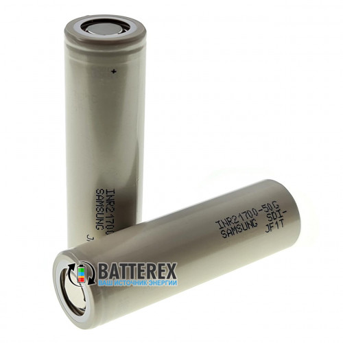 21700 Samsung INR21700-50G SDI 5000mah 9,8A 3,6V - оригинал, Корея