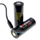 26650 Soshine 5500mah 3,7V Protected microUSB с защитой с зарядкой от micro-USB