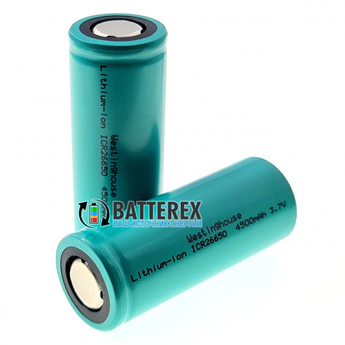 26650 Westinghouse ICR26650F 4500mah 3,7V - реальная ёмкость 4750-4800mah