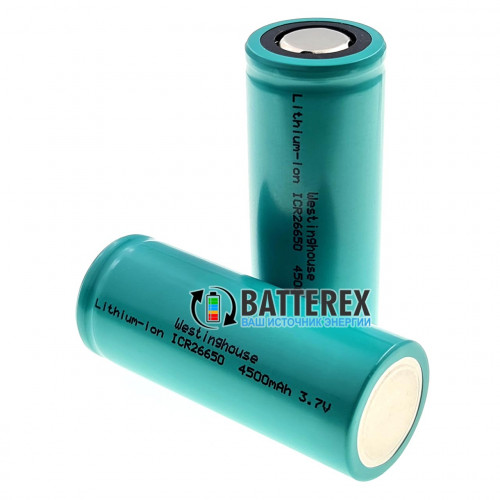 26650 Westinghouse ICR26650F 4500mah 3,7V - реальная ёмкость 4750-4800mah