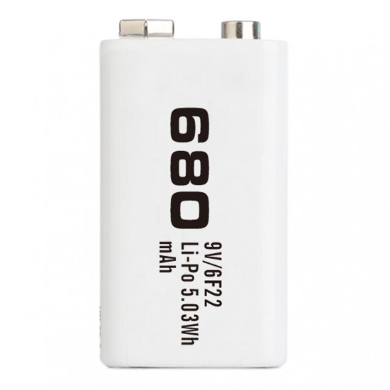 Акумулятор Крона літій-полімерний Li-Po Soshine Li-7.4V-680 680 mah