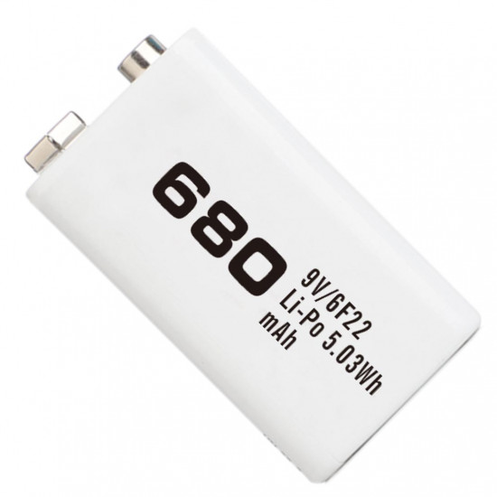Акумулятор Крона літій-полімерний Li-Po Soshine Li-7.4V-680 680 mah