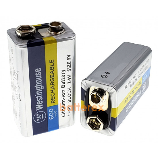 Аккумулятор Крона Li-Ion Westinghouse 9V 600mah