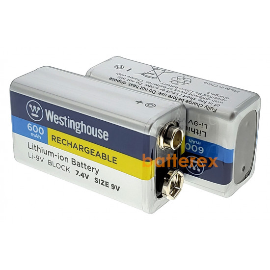 Аккумулятор Крона Li-Ion Westinghouse 9V 600mah